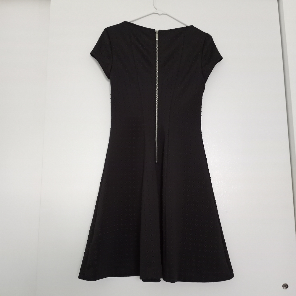 Ted Baker Black Short-Sleeve A-Line Mini Dress - Picture 7 of 12